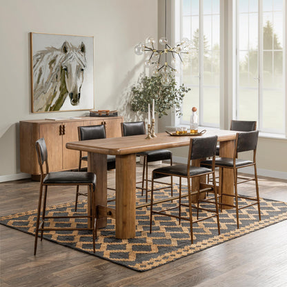 Tacoma Rectangle Gathering Table - Tawny Brown