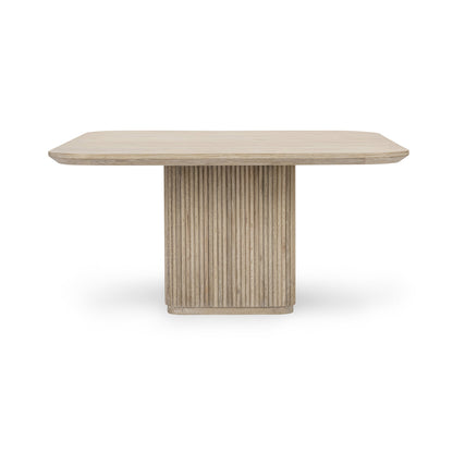 Vander Square Dining Table - Cream Washed