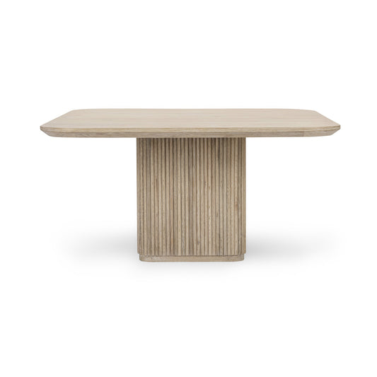Vander Square Dining Table - Cream Washed