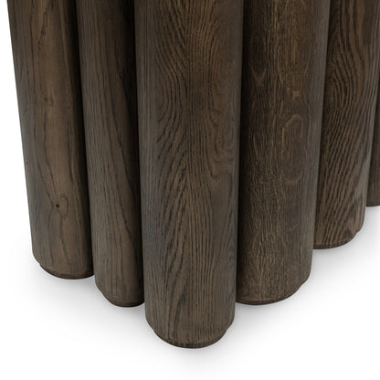 Tiber Rectangle Console Table - Toasted Brown