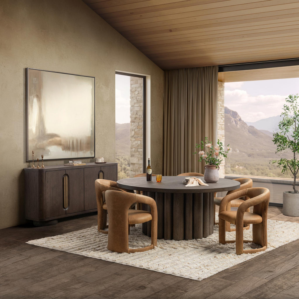 Tiber Round Dining Table
