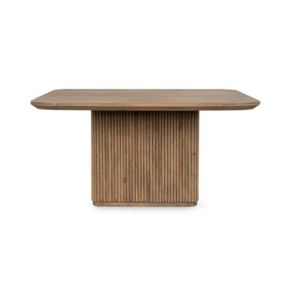 Vander Square Dining Table - Tawny Brown