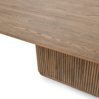 Vander Square Dining Table - Tawny Brown