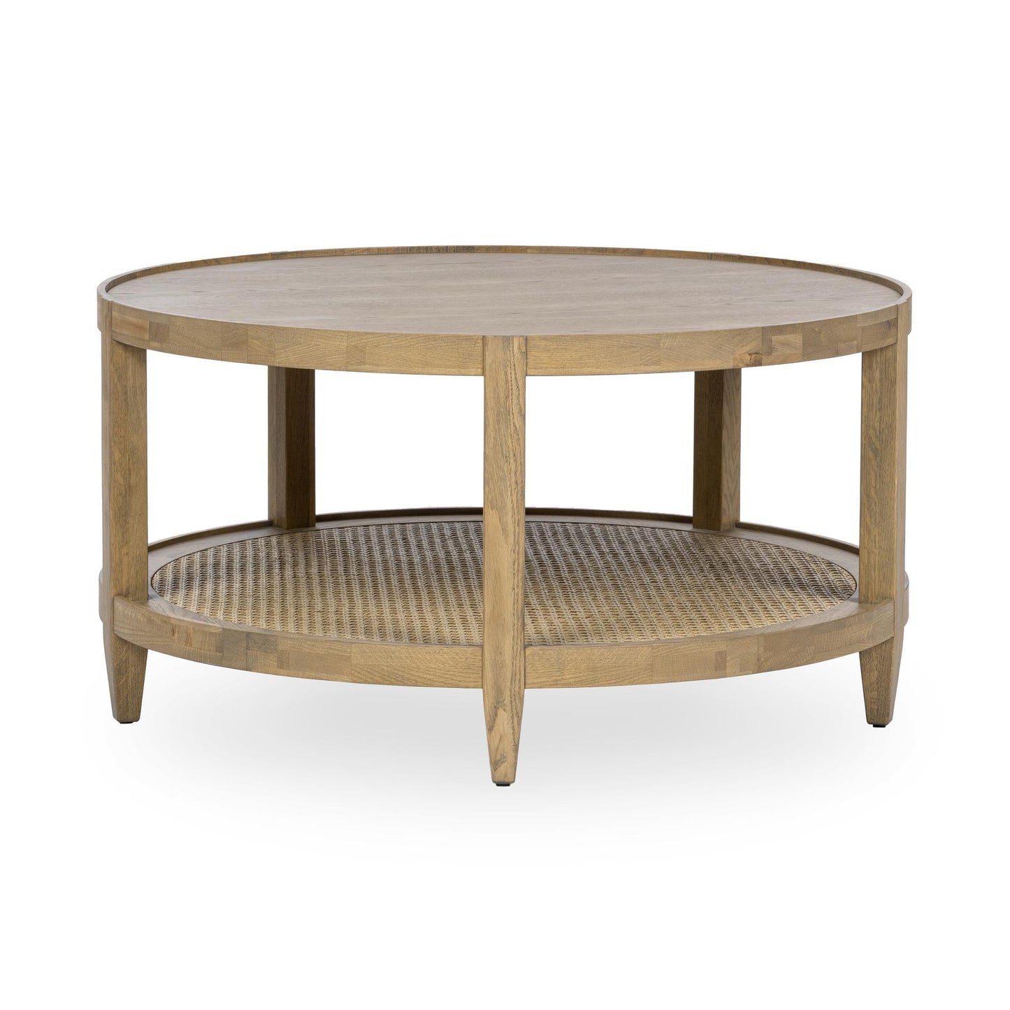 Devin Round Coffee Table - Khaki Mist