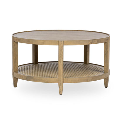 Devin Round Coffee Table - Khaki Mist