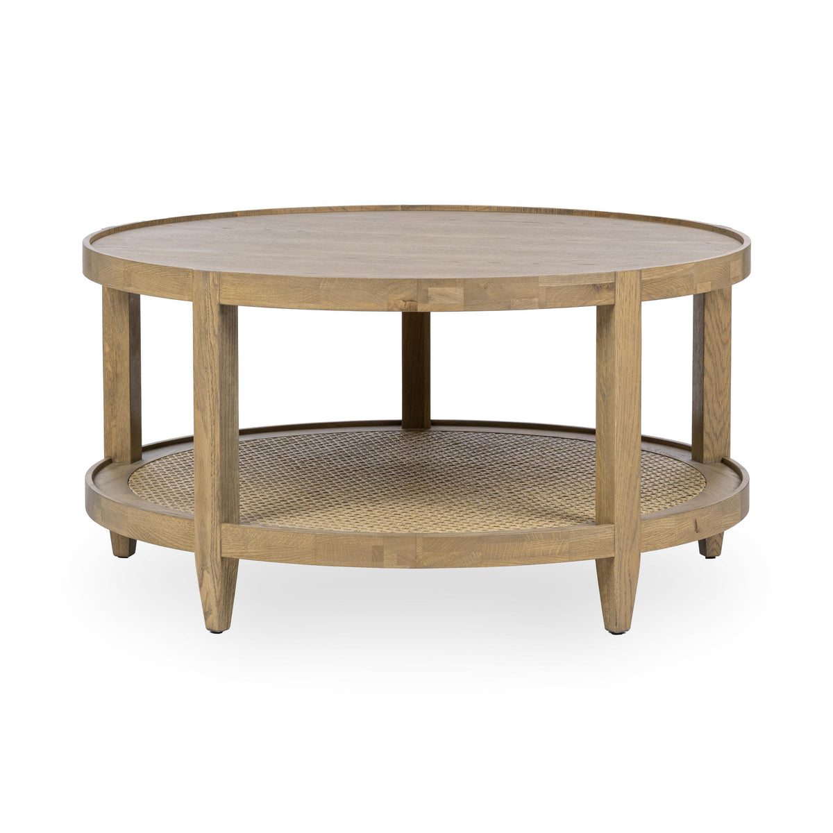 Devin Round Coffee Table - Khaki Mist