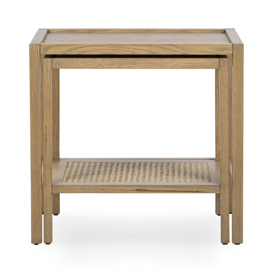 Devin Nesting Accent Tables - Khaki Mist