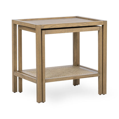 Devin Nesting Accent Tables - Khaki Mist