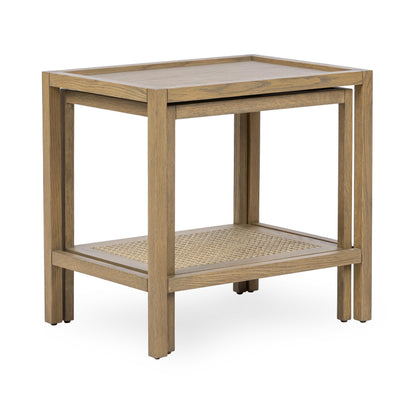 Devin Nesting Accent Tables - Khaki Mist
