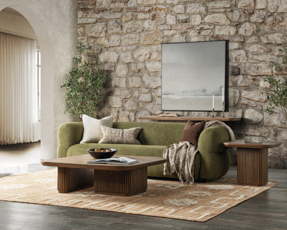 Vander Square End Table - Tawny Brown