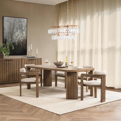 Labelle Dining Table - Tan Oak
