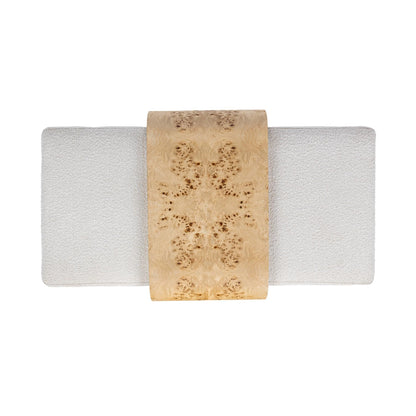 Kenan Rectangle Ottoman Coffee Table - Creamy Ivory
