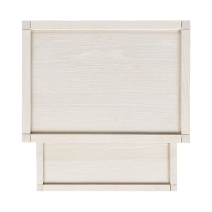 Devin Nesting Accent Tables - Milk White