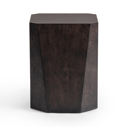 Avena 18" Square End Table - Brown