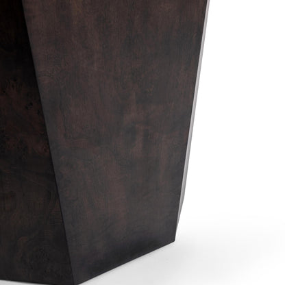 Avena 18" Square End Table - Brown