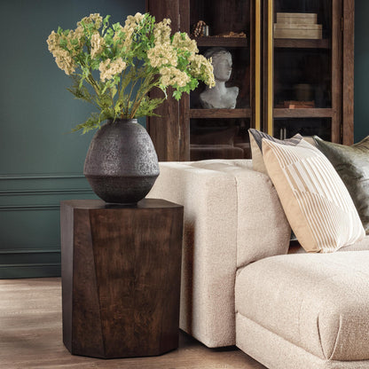 Avena 18" Square End Table - Brown