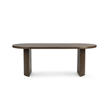 Estelle 84" Oval Dining Table - Soft Cocoa