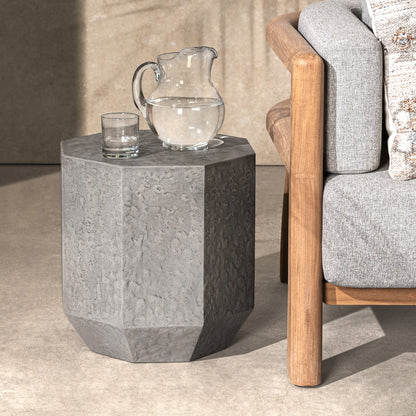 Morse Outdoor End Table - Dark Gray