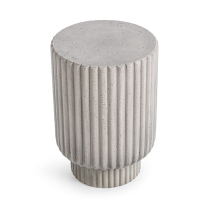 Givens Outdoor Accent Table - Light Gray