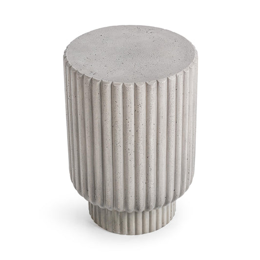 Givens Outdoor Accent Table - Light Gray