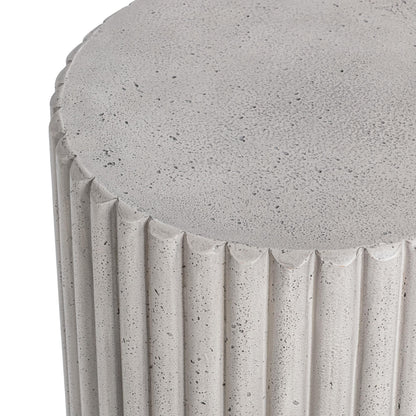 Givens Outdoor Accent Table - Light Gray