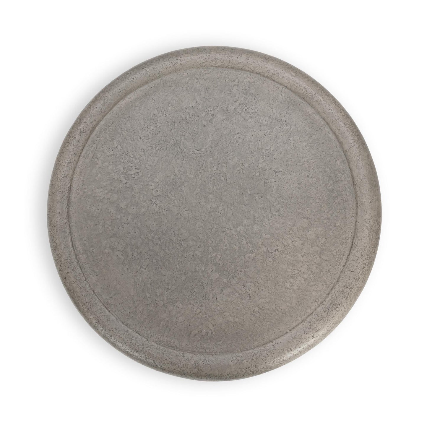 Reva Outdoor Round Coffee Table - Dark Gray