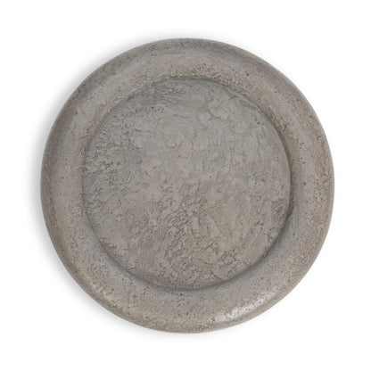 Reva Outdoor Round End Table - Dark Gray