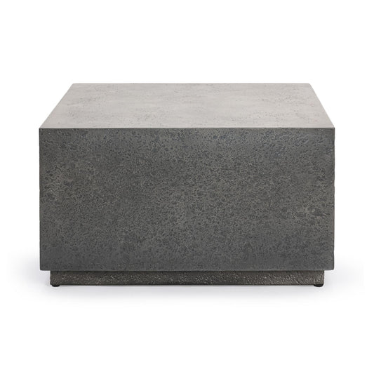 Marwin Outdoor Square Coffee Table Dark Gray