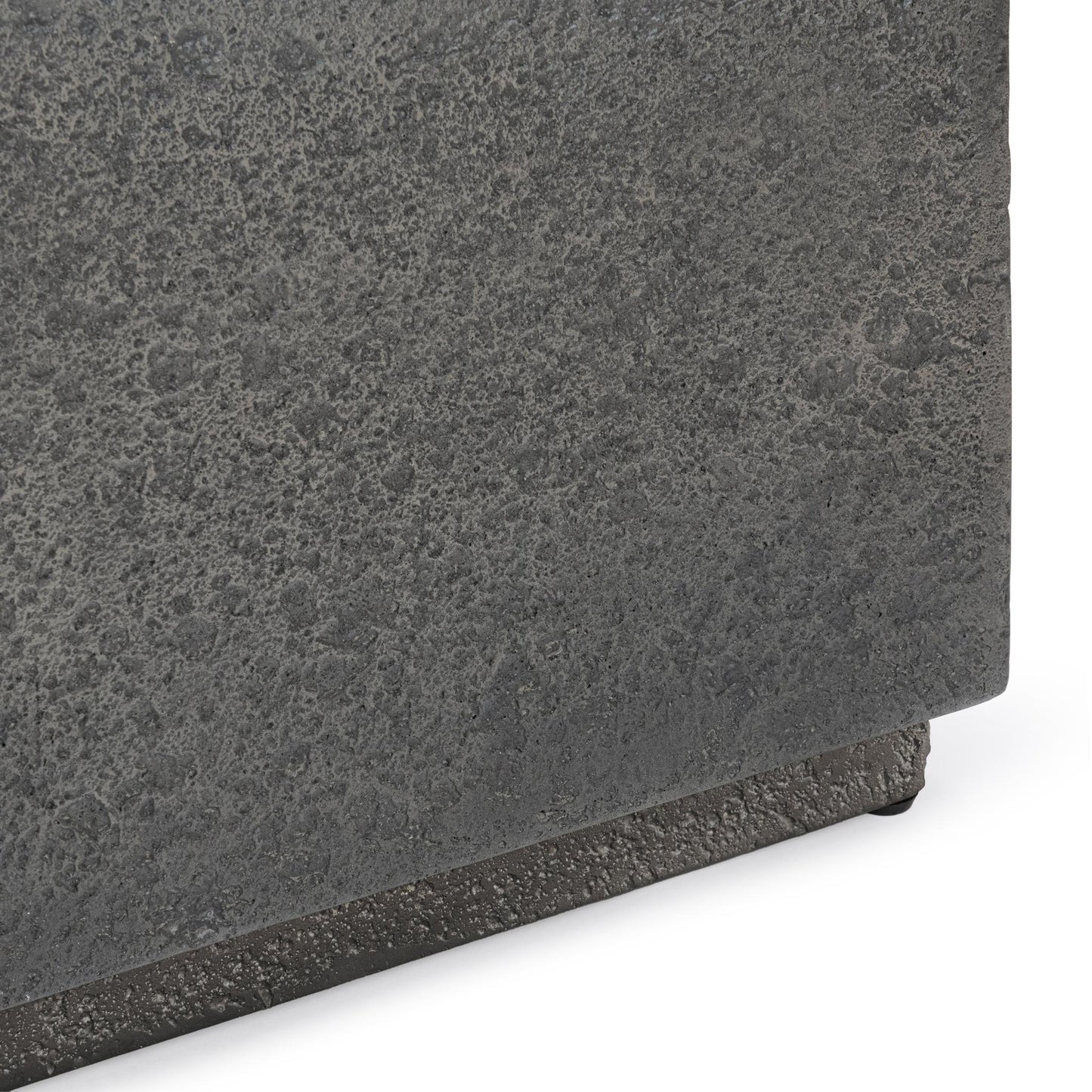 Marwin Outdoor Square Coffee Table Dark Gray