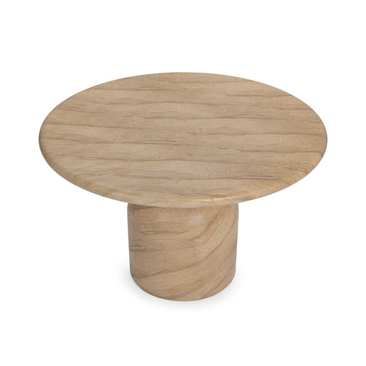 Portola 47" Outdoor Round Dining Table - Beige