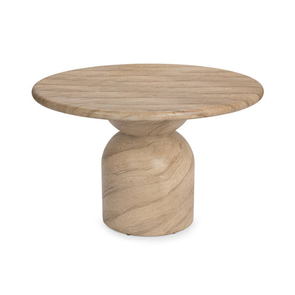 Portola 47" Outdoor Round Dining Table - Beige