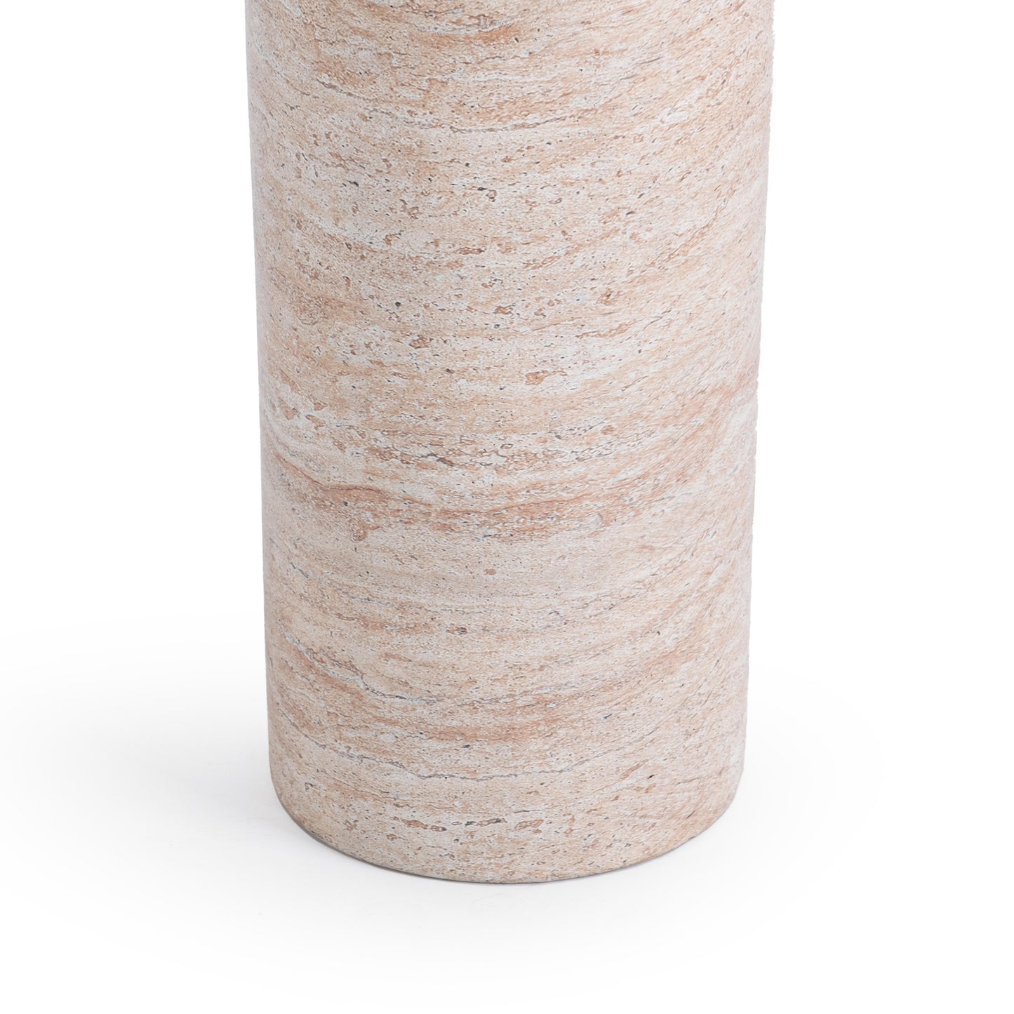 Sana Outdoor Round Accent Table - Beige
