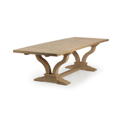 Julia 86-110" Extension Dining Table - Soft Earth