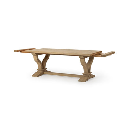 Julia 86-110" Extension Dining Table - Soft Earth