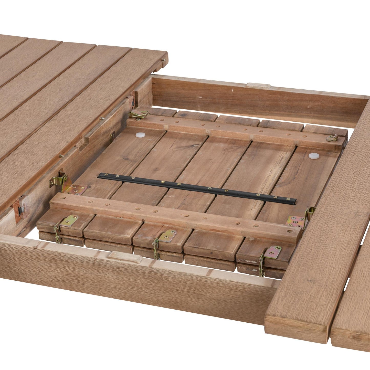 Dawson Outdoor 87-107" Extendable Dining Table - Butterscotch