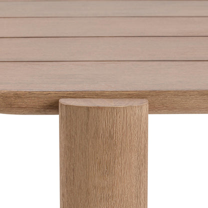Rocco Outdoor 110" Dining Table - Butterscotch