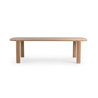 Rocco Outdoor 110" Dining Table - Butterscotch