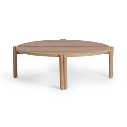 Oliver Outdoor 48" Round Coffee Table - Butterscotch