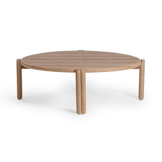 Oliver Outdoor 48" Round Coffee Table - Butterscotch