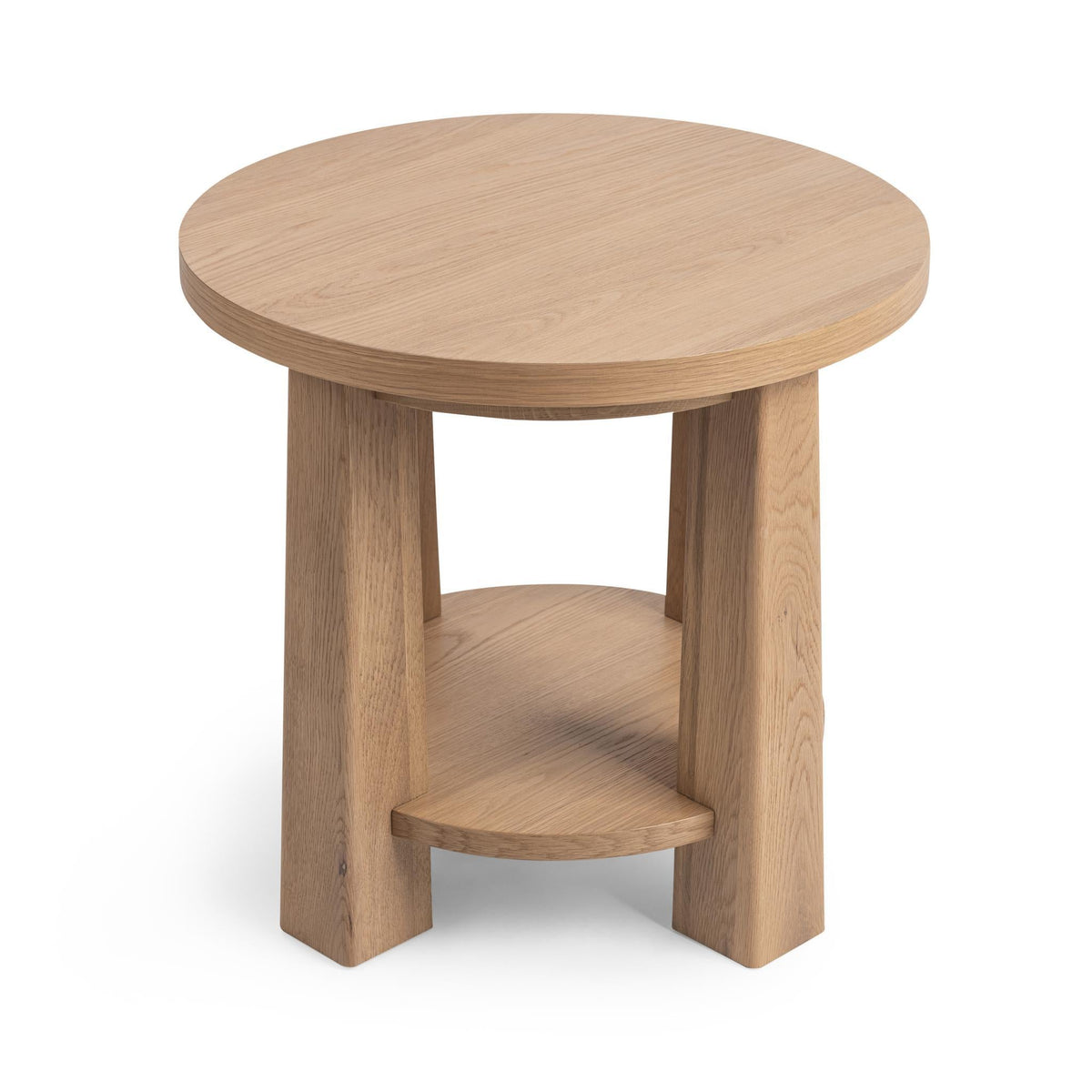 Kenzie 26" Round End Table - Natural Mist