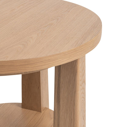 Kenzie 26" Round End Table - Natural Mist