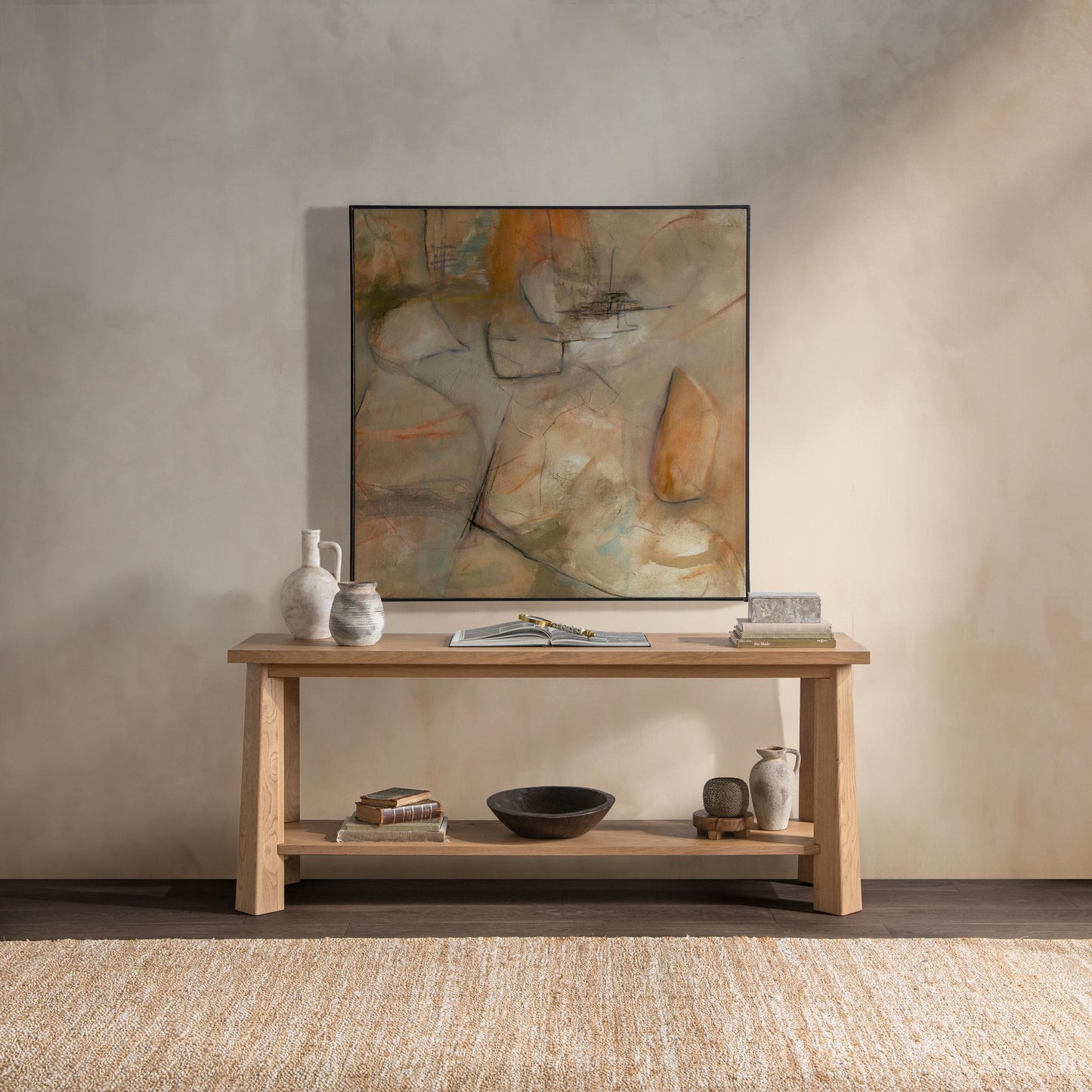 Kenzie Console Table - Natural Mist