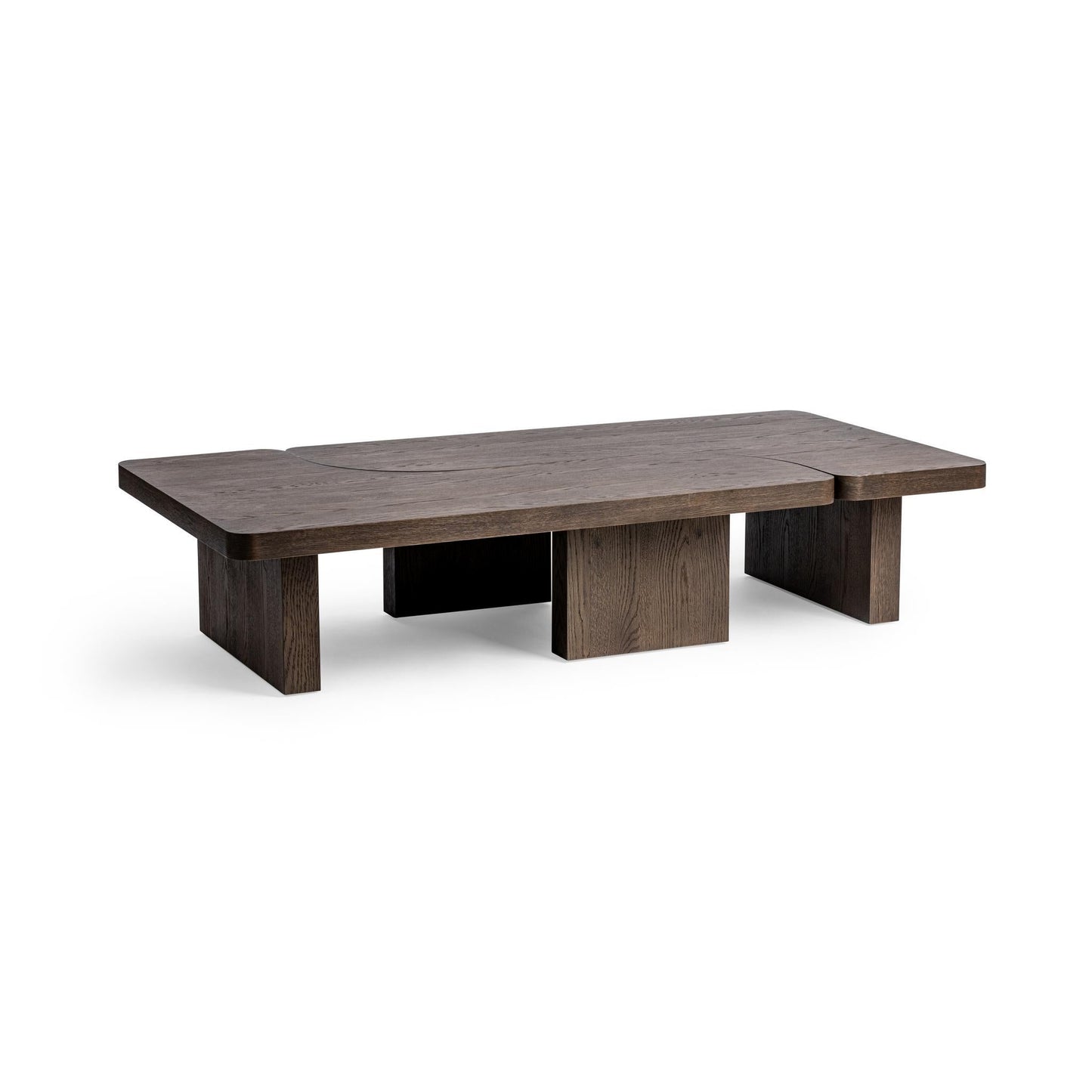 Melina 71" 2 Piece Coffee Table - Havana Brown