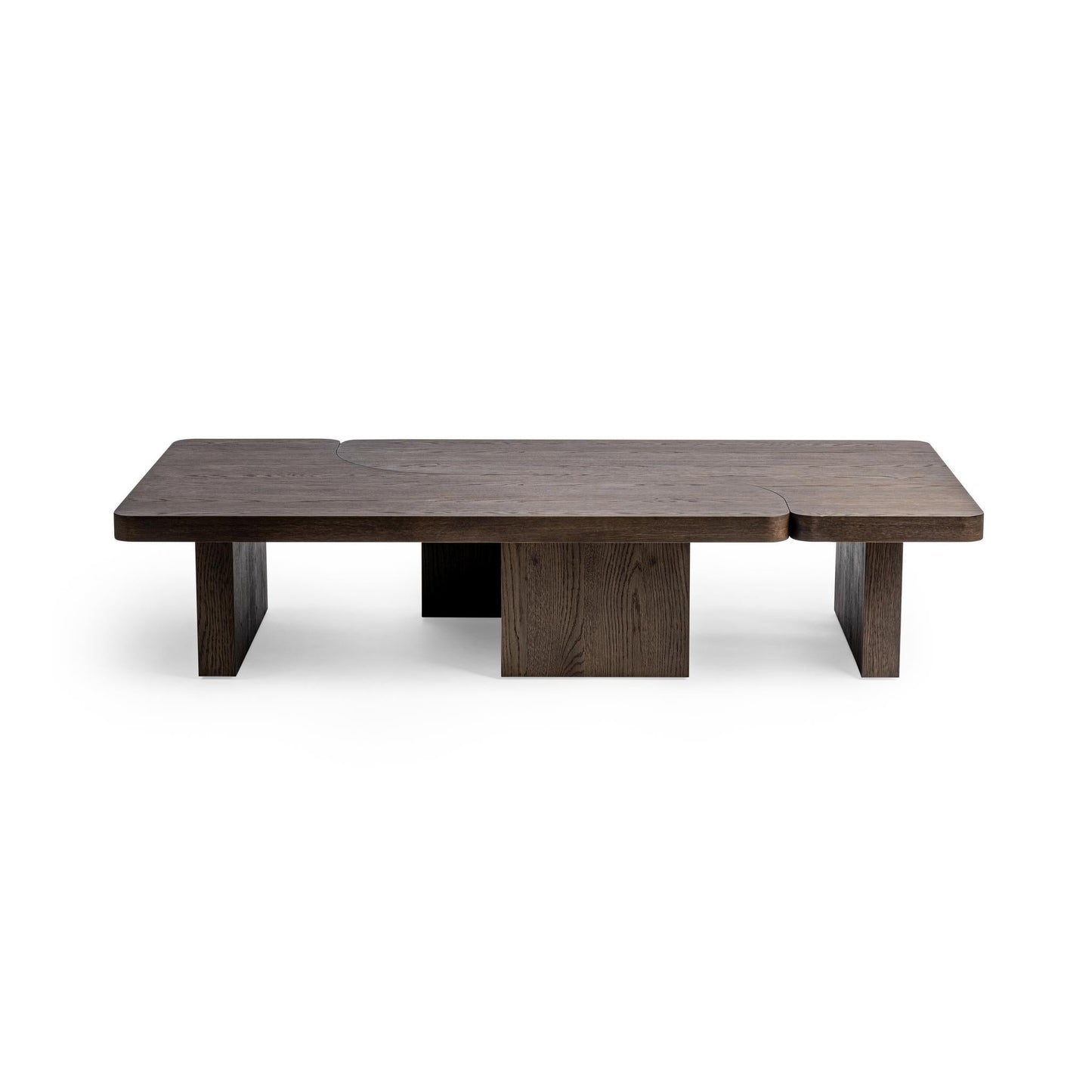 Melina 71" 2 Piece Coffee Table - Havana Brown