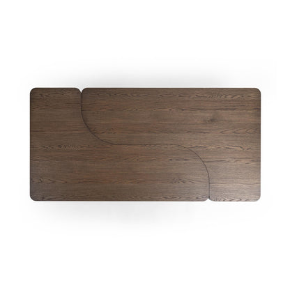 Melina 71" 2 Piece Coffee Table - Havana Brown
