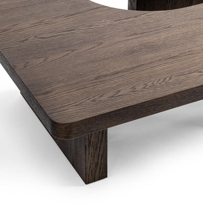 Melina 71" 2 Piece Coffee Table - Havana Brown