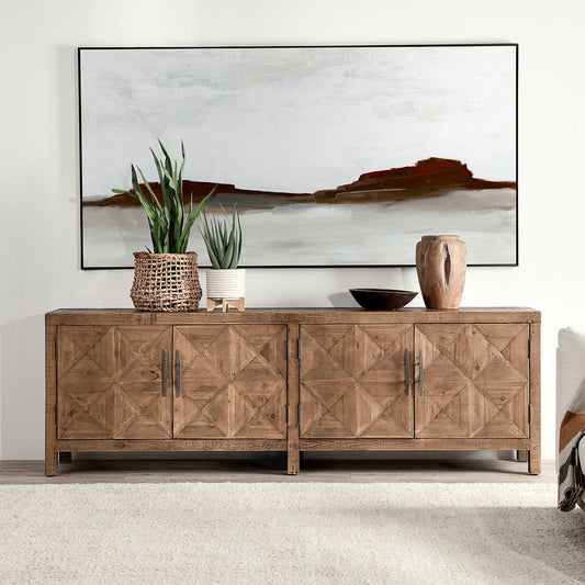 Elani 4Dr Cabinet - Brown