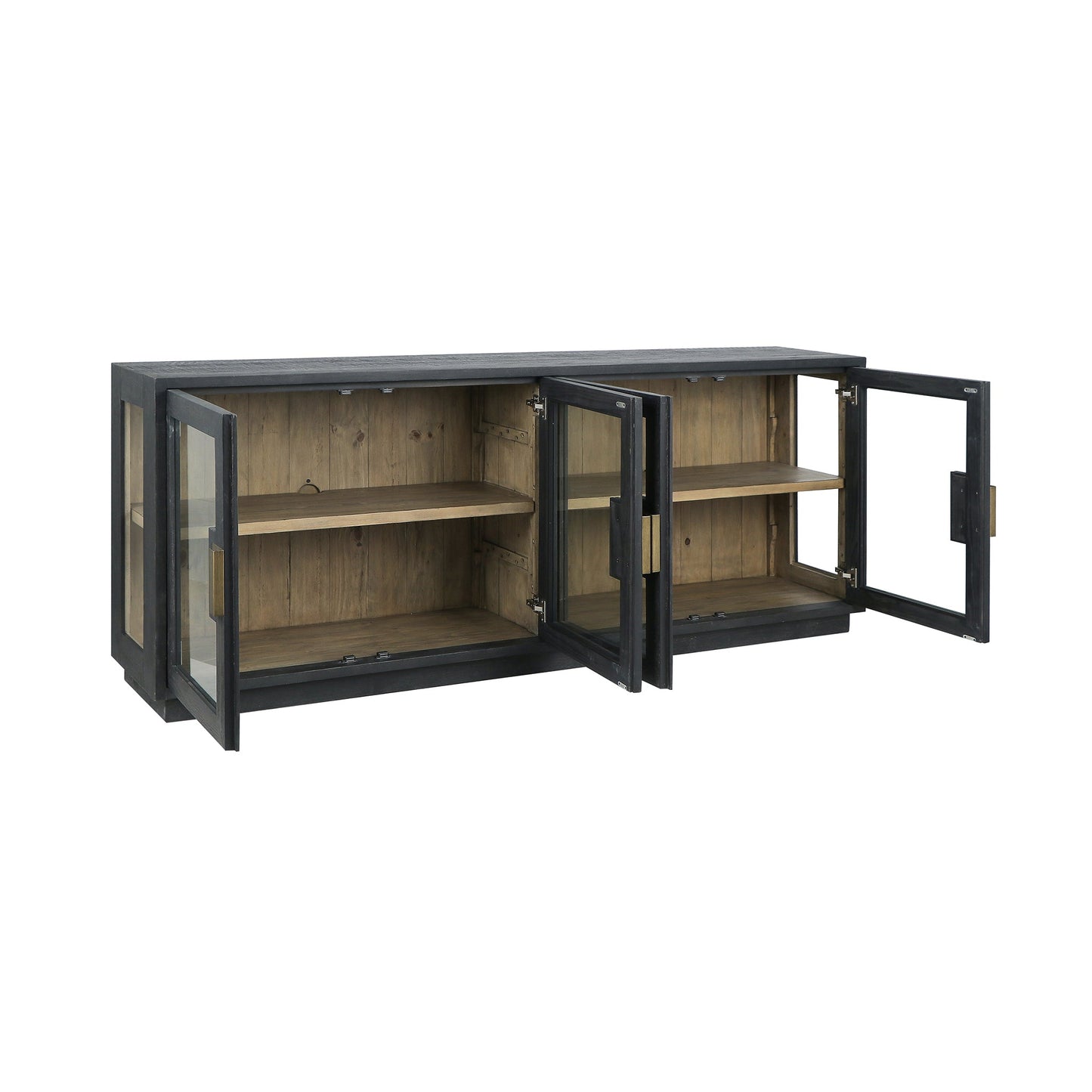 Larson 4Dr Cabinet - Carbon Black