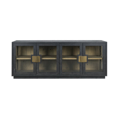 Larson 4Dr Cabinet - Carbon Black