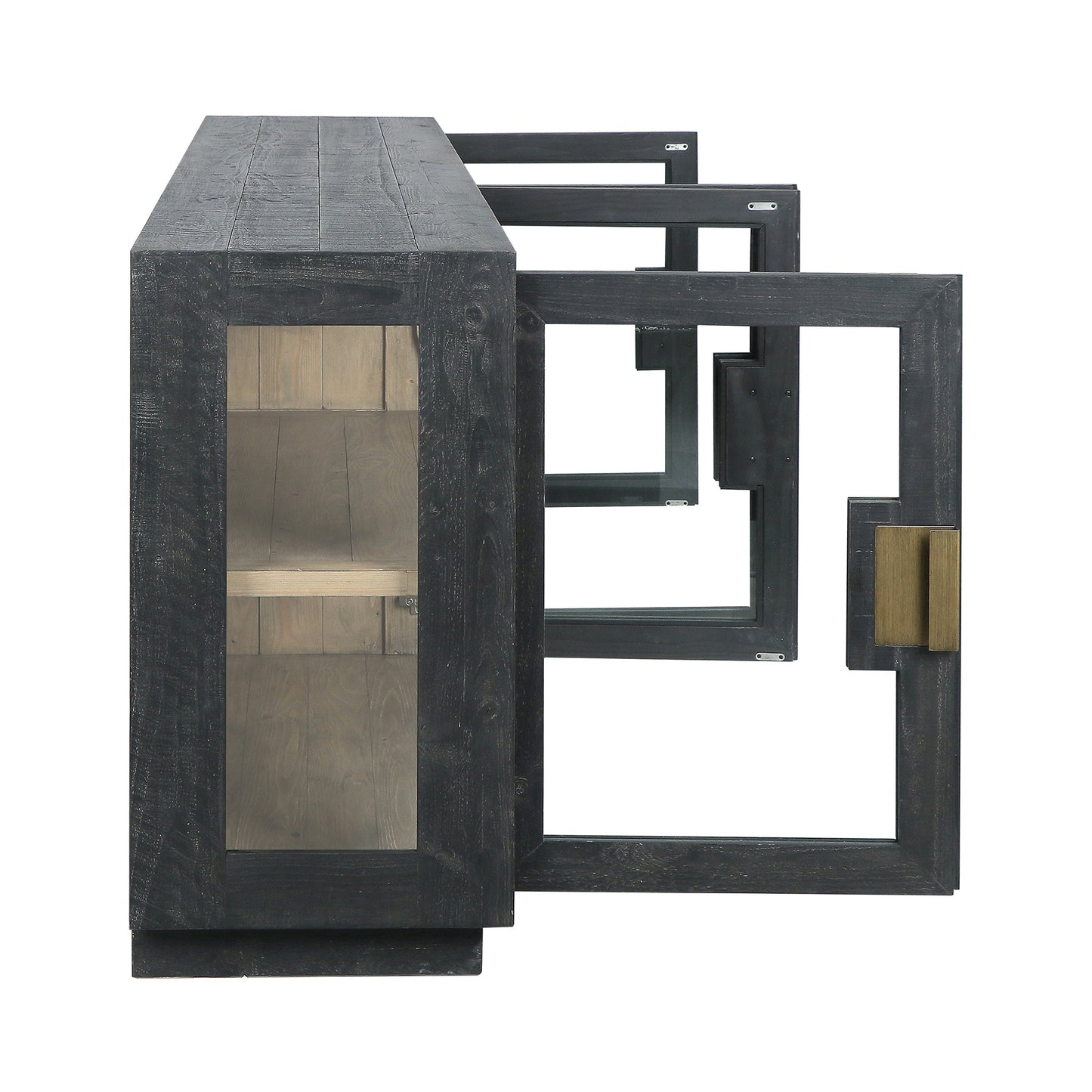 Larson 4Dr Cabinet - Carbon Black